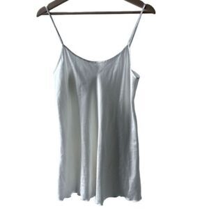 Vintage Engel white satin slip dress size medium​ sexy boudoir pin-up retro chic